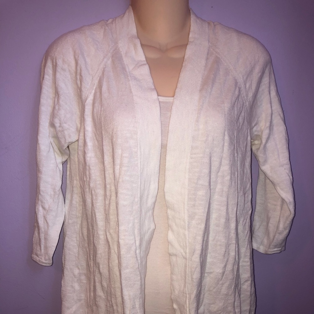 White GAP Cardigan